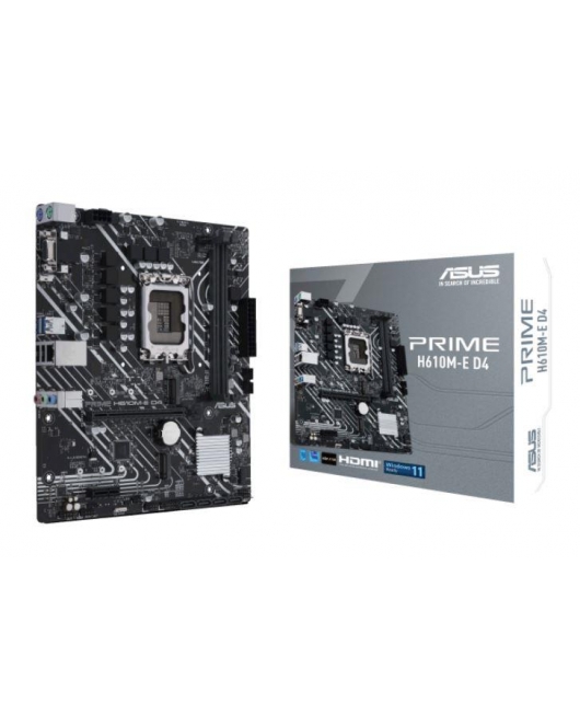 ASUS PRIME H610M-E D4 DDR4 3200MHZ 1XVGA 1XHDMI 1XDP 2XM.2 USB 3.2 MATX 1700P