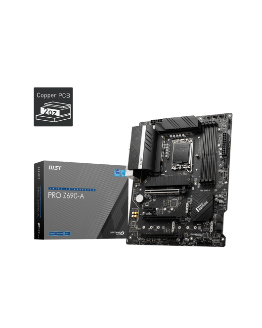 MSI PRO Z690-A DDR4 5200MHZ 1XHDMI 1XDP 4XM.2 USB 3.2 ATX 1700P